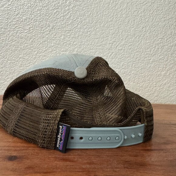Distressed Patagonia Two-Tone Snapback Hat OSFM - Picture 2 of 5